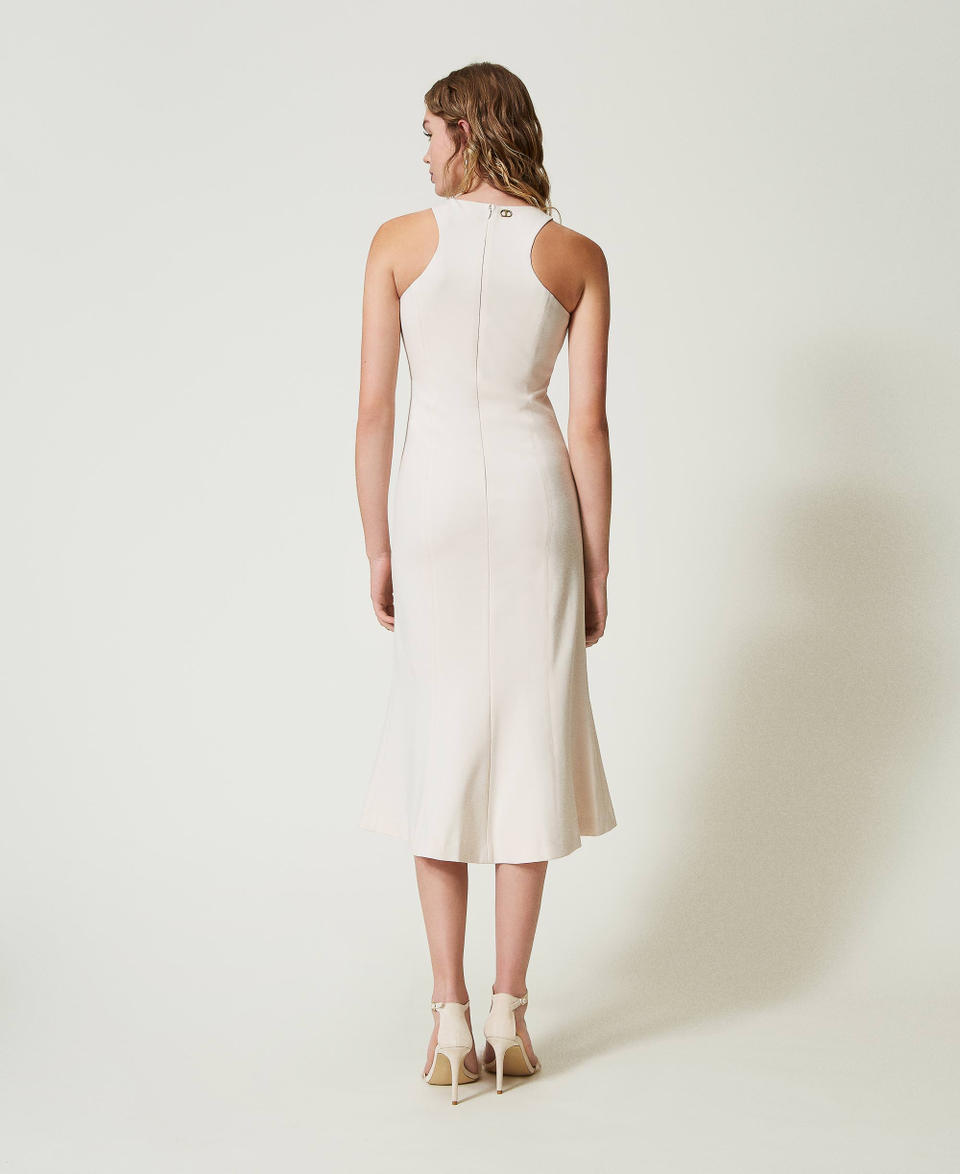 Twin Set Abito longuette con scollatura all'americana Offerte