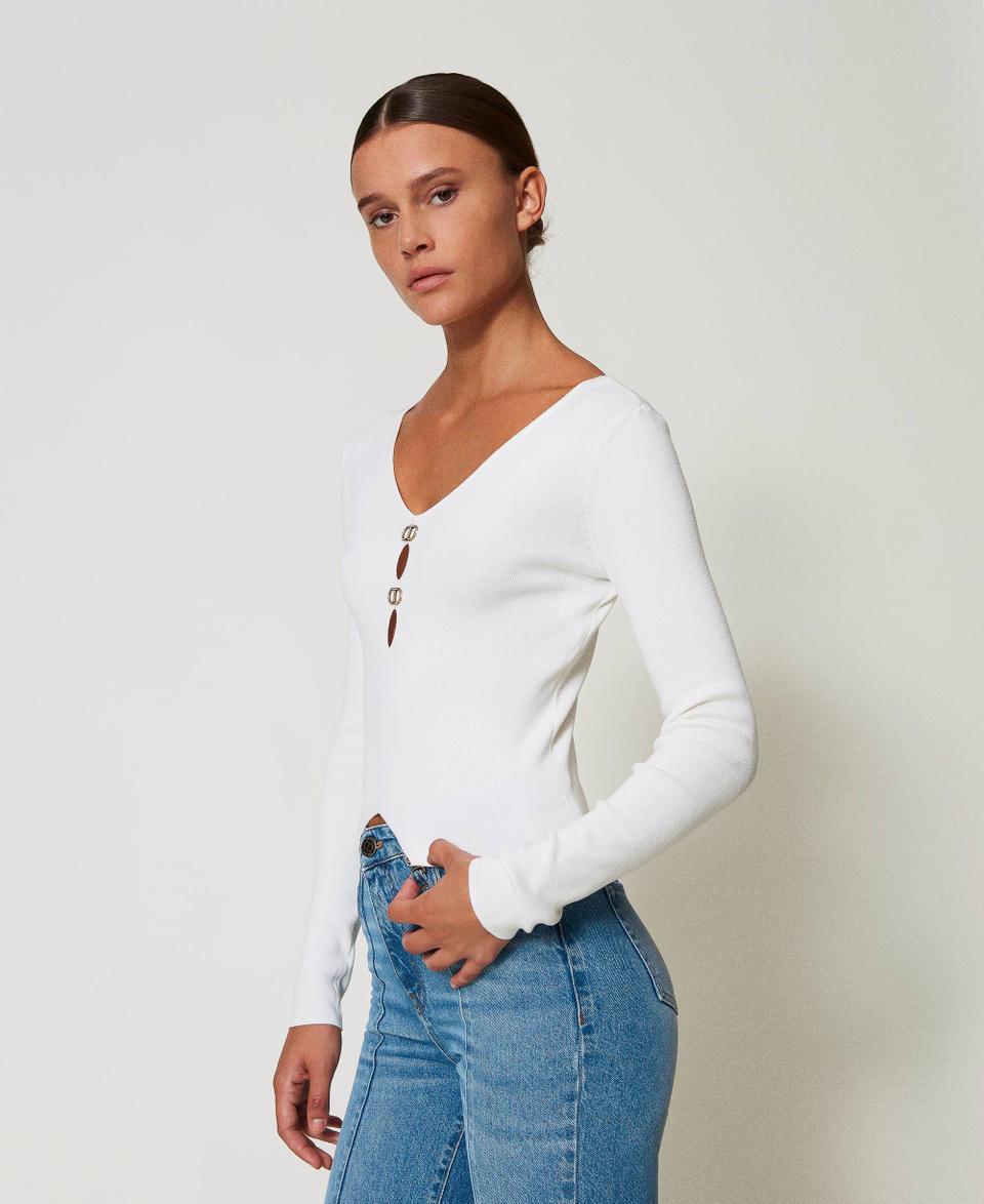 Twin Set Maglia doppio uso con Oval T Hotsell