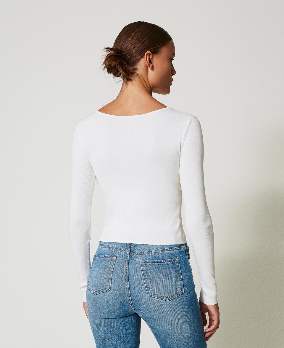 Twin Set Maglia doppio uso con Oval T Hotsell