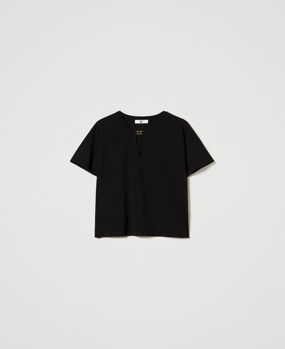 Twin Set T-shirt con morsetto a cuore Negozio
