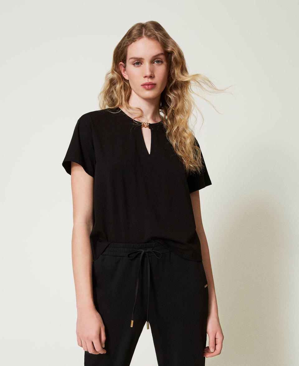 Twin Set T-shirt con morsetto a cuore Negozio