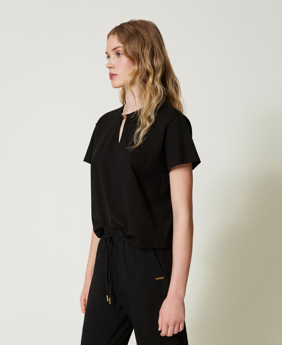 Twin Set T-shirt con morsetto a cuore Negozio