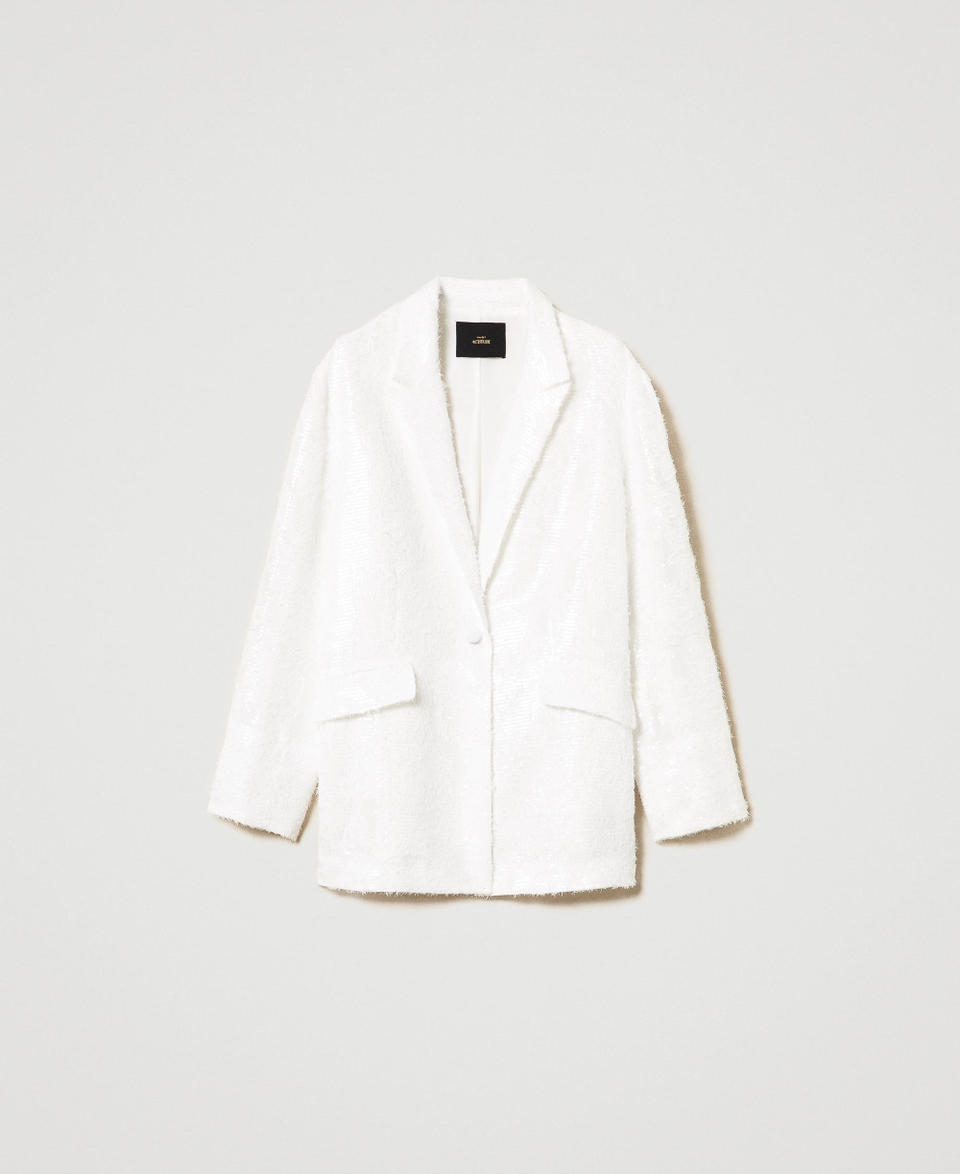 Twin Set Giacca blazer in full paillettes Prezzo di fabbrica