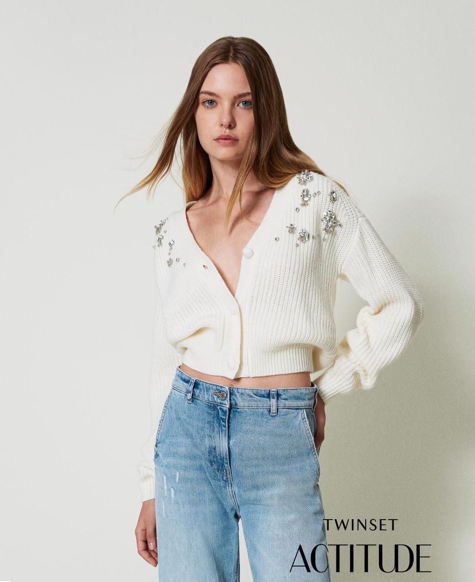 Twin Set Cardigan con ricami fatti a mano Grande vendita
