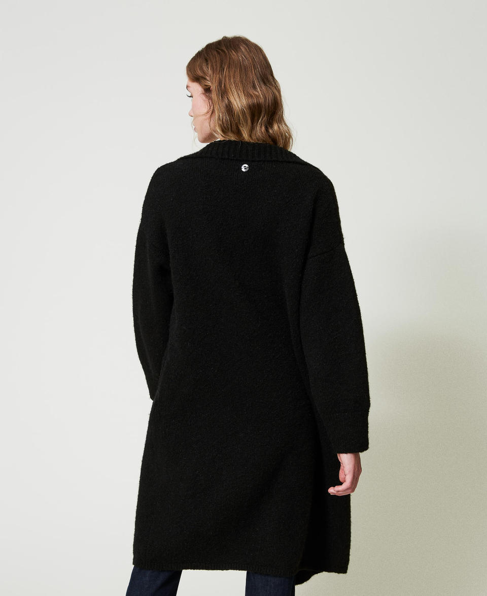 Twin Set Cappotto in filato riciclato bouclé Fornitura limitata