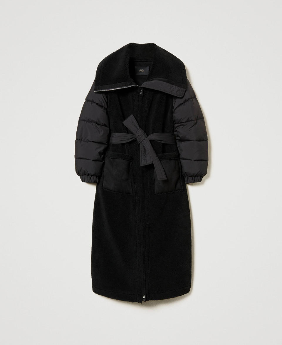 Twin Set Cappotto imbottito in faux fur Cyber Monday