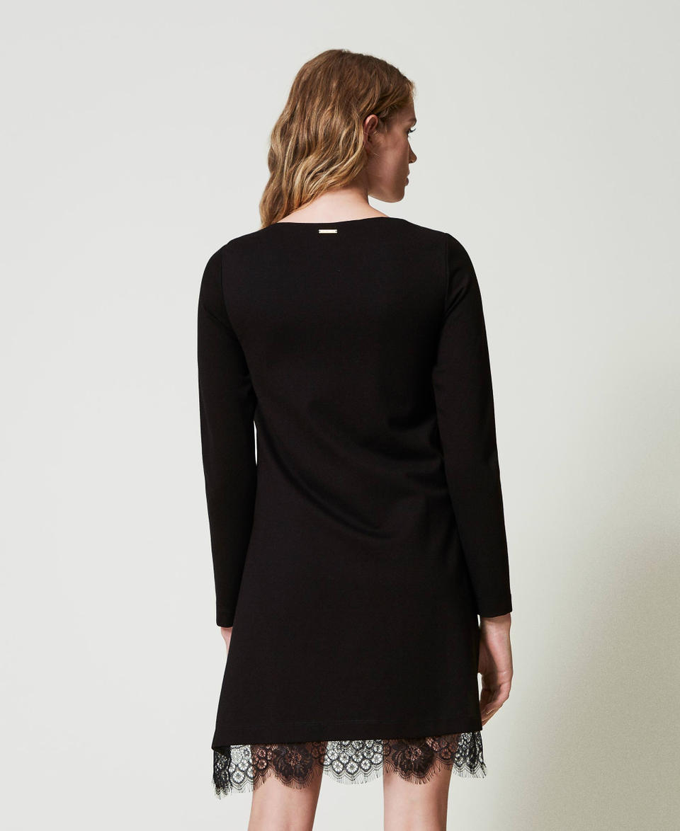 Twin Set Abito corto con pizzo Vendita calda