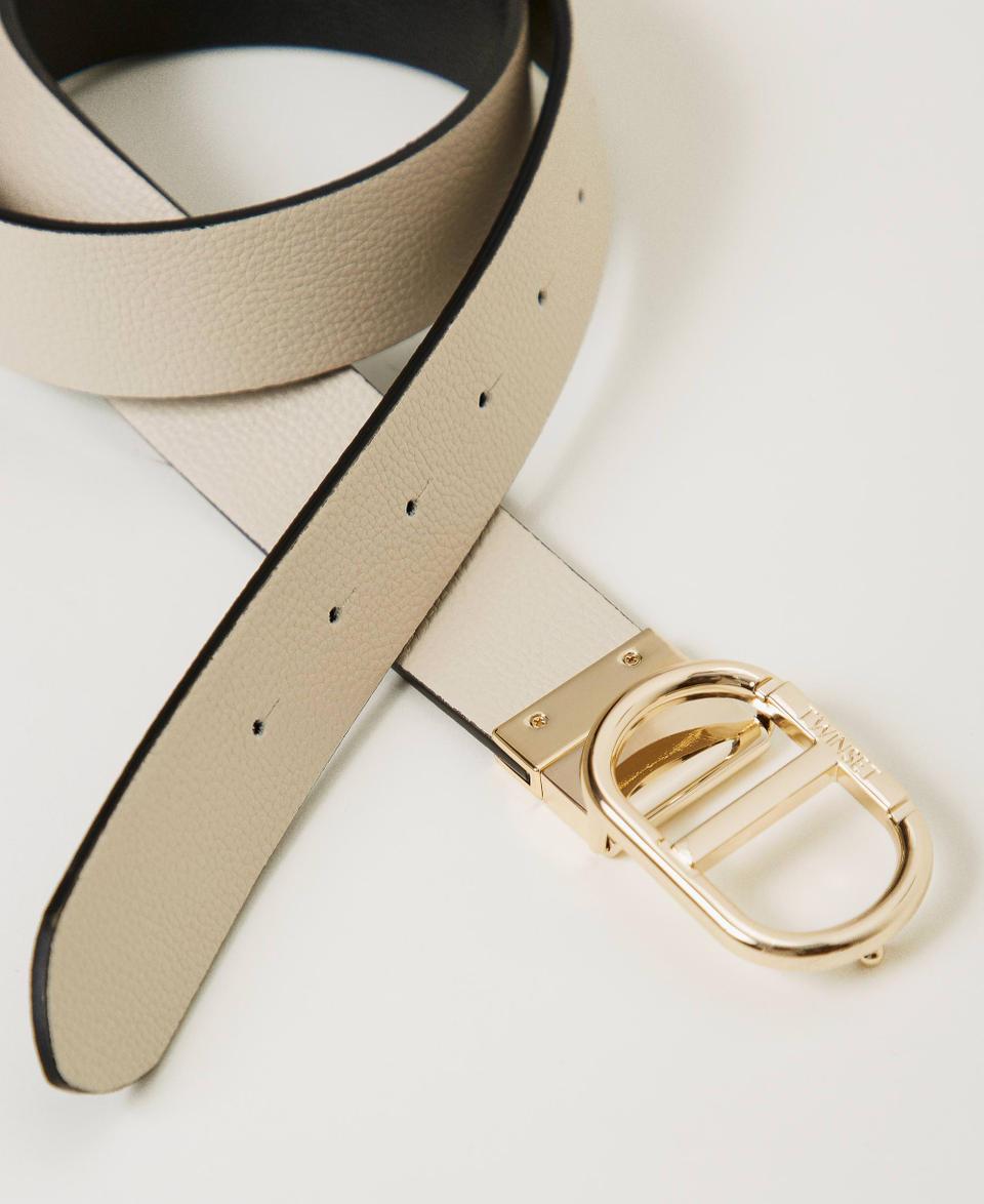 Twin Set Cintura reversibile con fibbia Oval T Bestseller