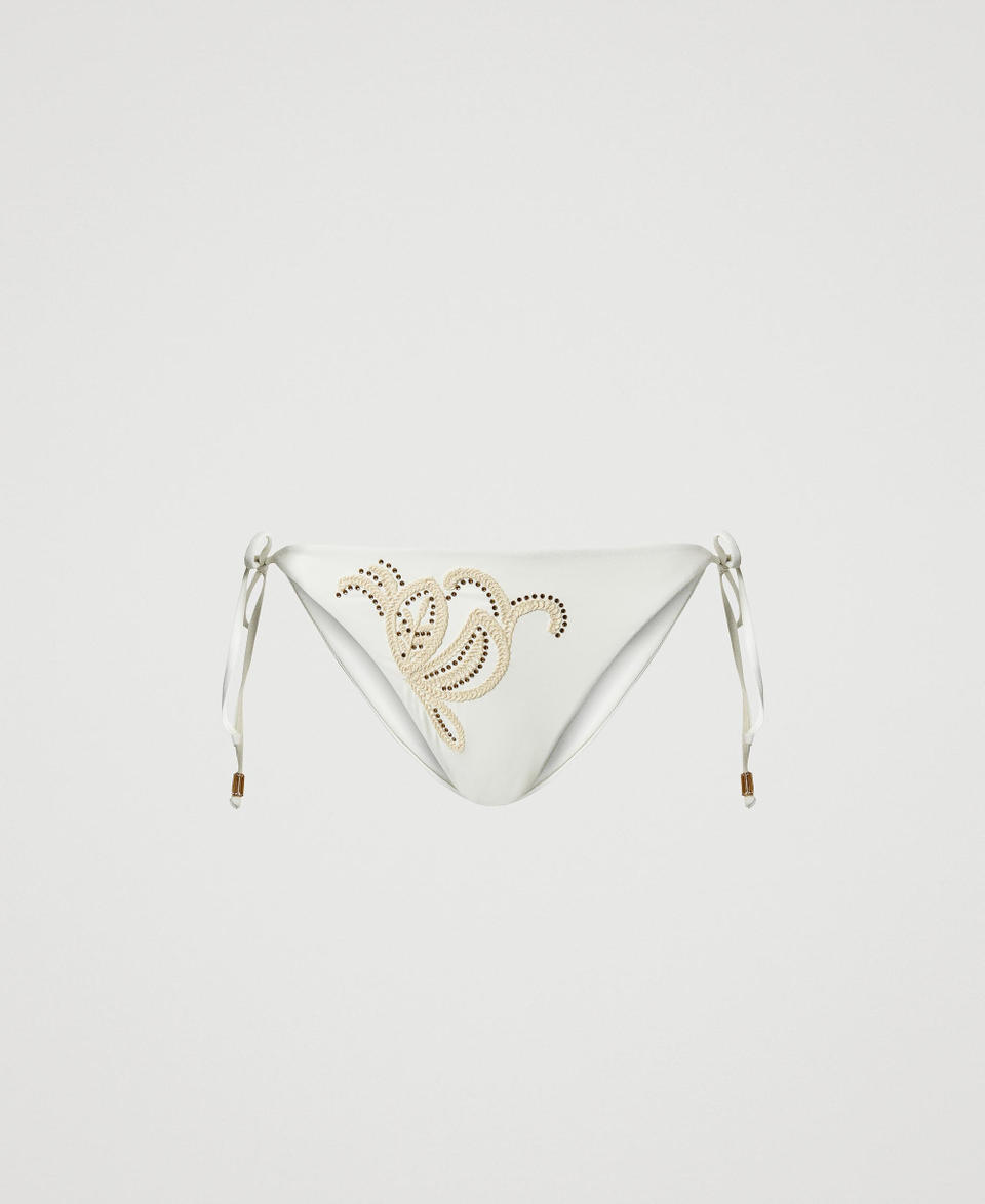 Twin Set Tanga da bagno con laccetti Prezzo basso