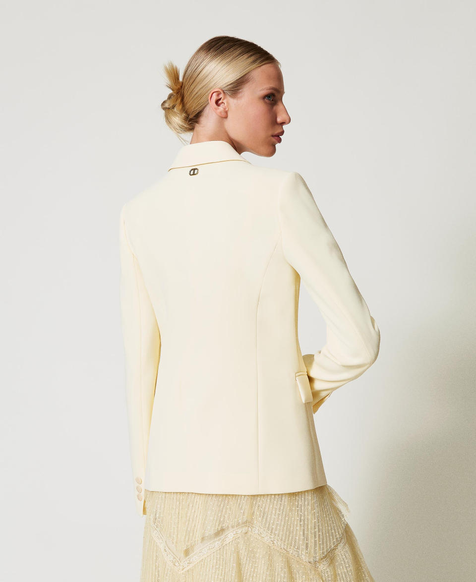 Twin Set Giacca blazer in crêpe fluido Offerta speciale della fabbrica