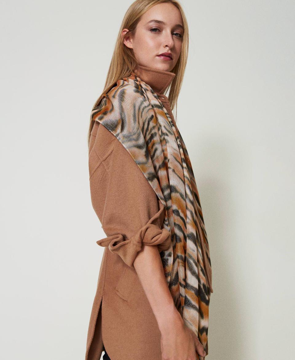 Twin Set Stola con stampa animalier Super sconto