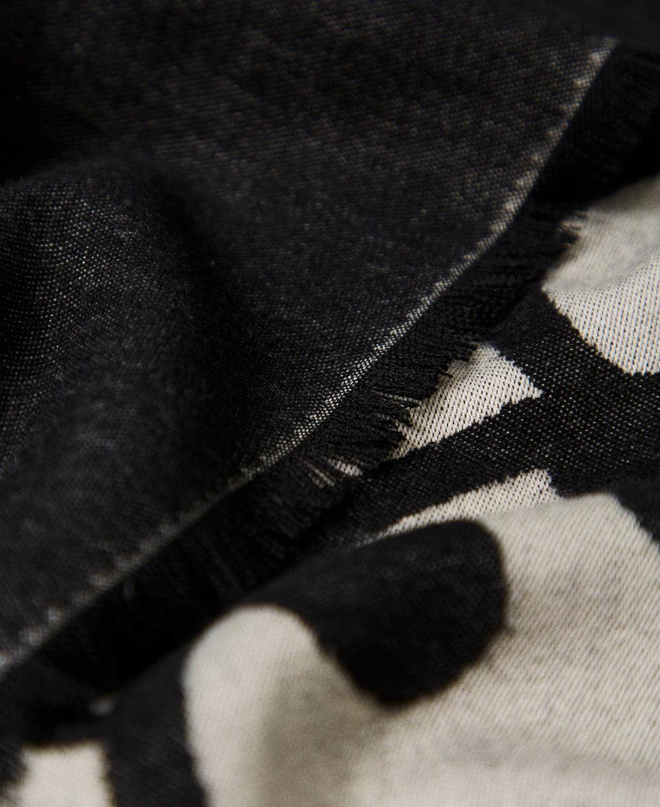 Twin Set Sciarpa jacquard con logo 50% di sconto con spedizione gratuita