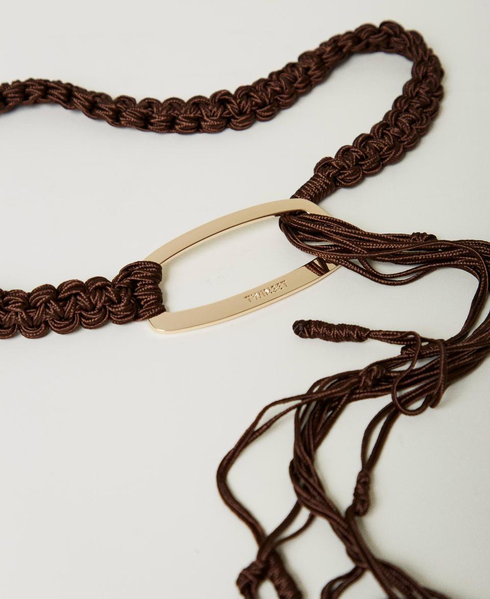 Twin Set Cintura crochet con fibbia logata Pezzi Unici