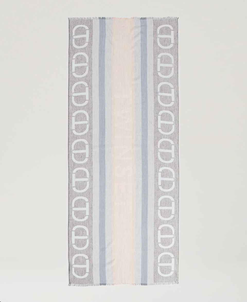 Twin Set Stola jacquard con Oval T Soddisfazione Garantita