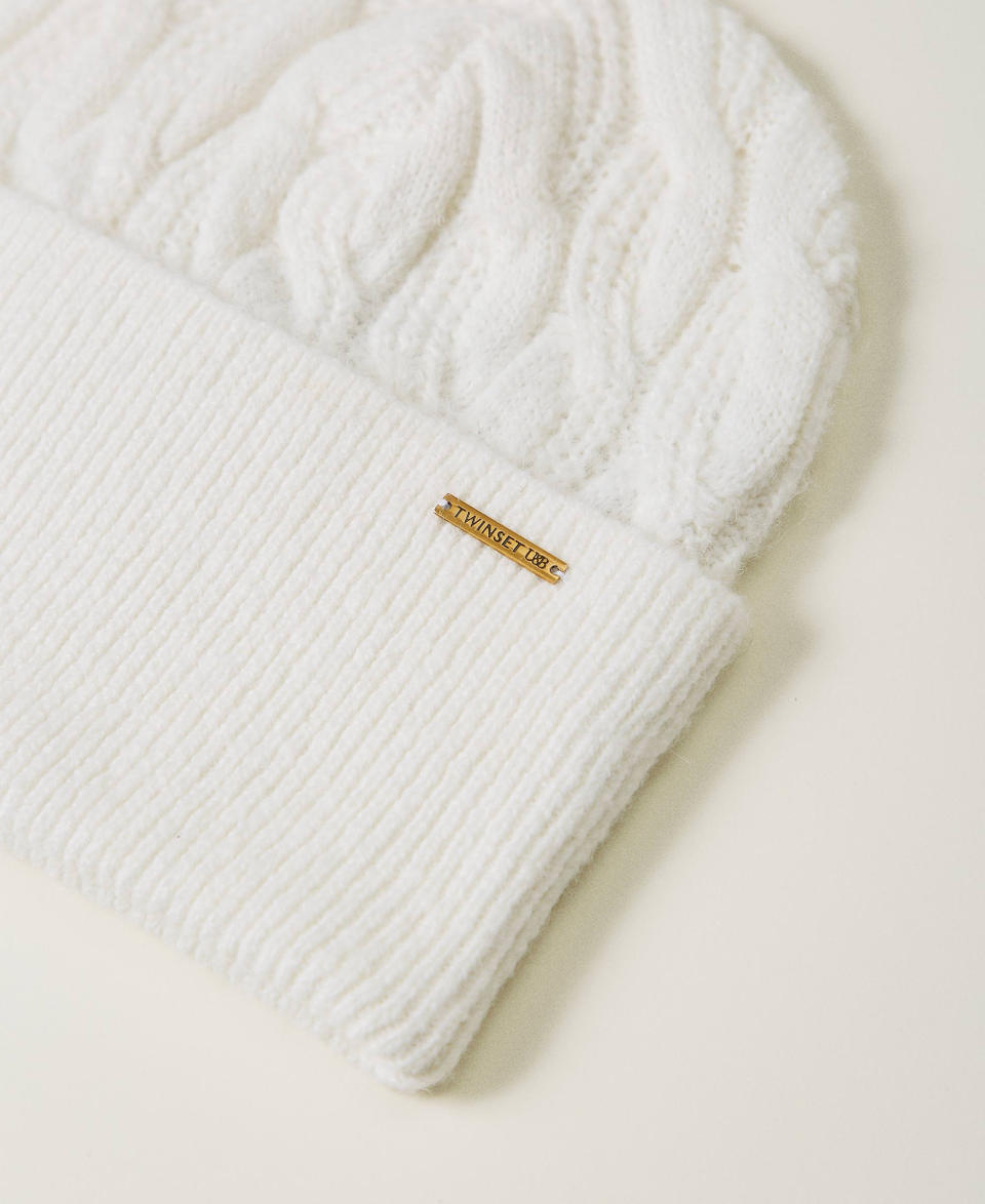 Twin Set Cuffia in maglia a trecce Fino Al -60%