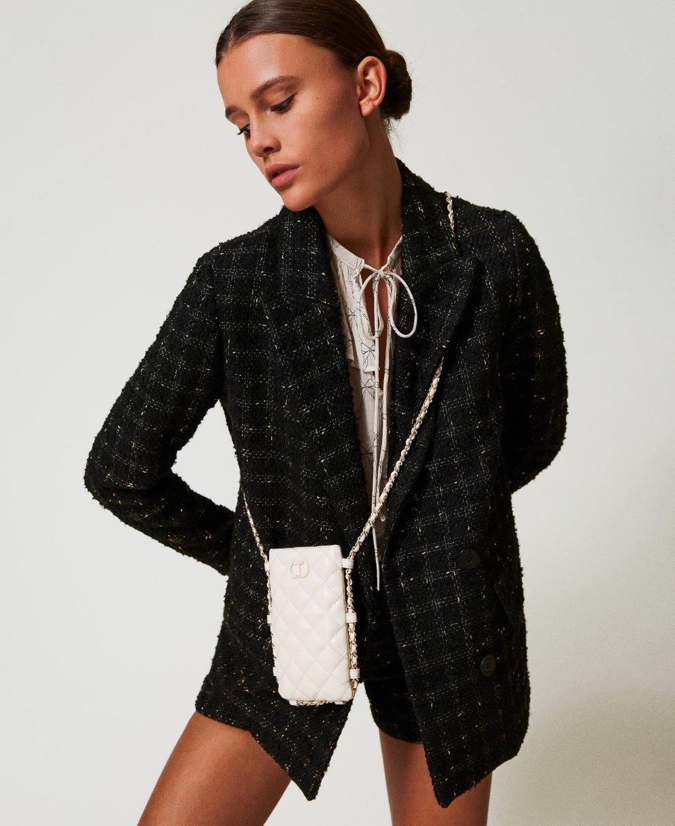 Twin Set Portacellulare trapuntato con Oval T Shopping Online
