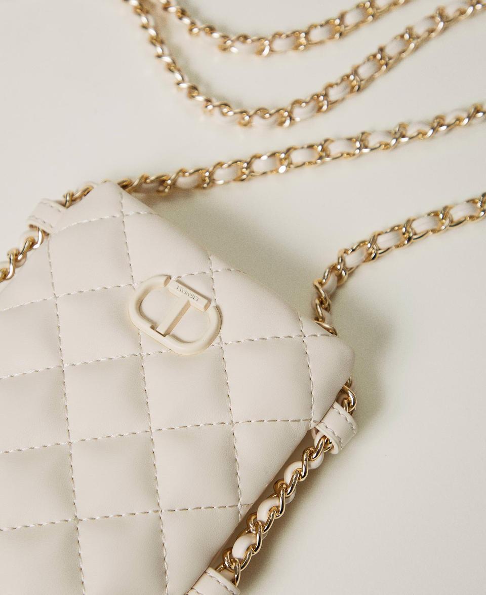 Twin Set Portacellulare trapuntato con Oval T Shopping Online