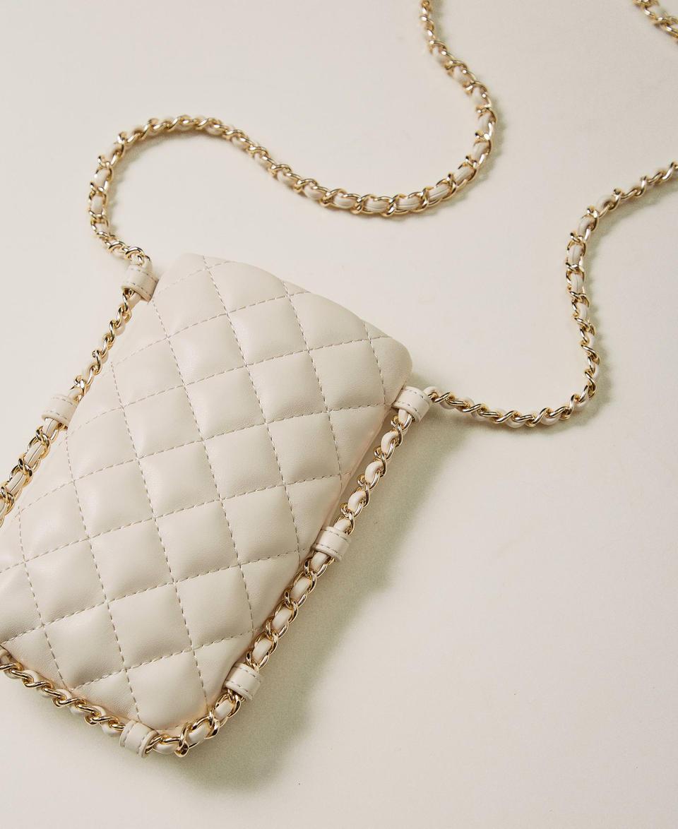 Twin Set Portacellulare trapuntato con Oval T Shopping Online