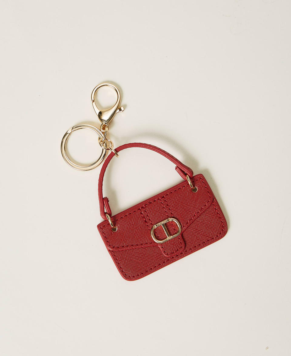 Twin Set Portachiavi a borsa con Oval T Vendita Calda