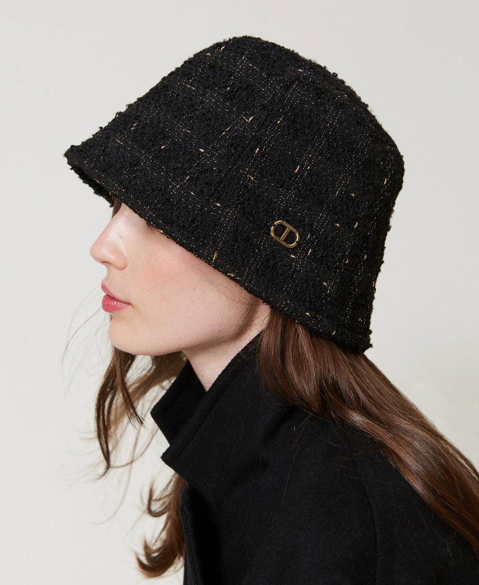 Twin Set Cappello bucket bouclé con Oval T In Saldo