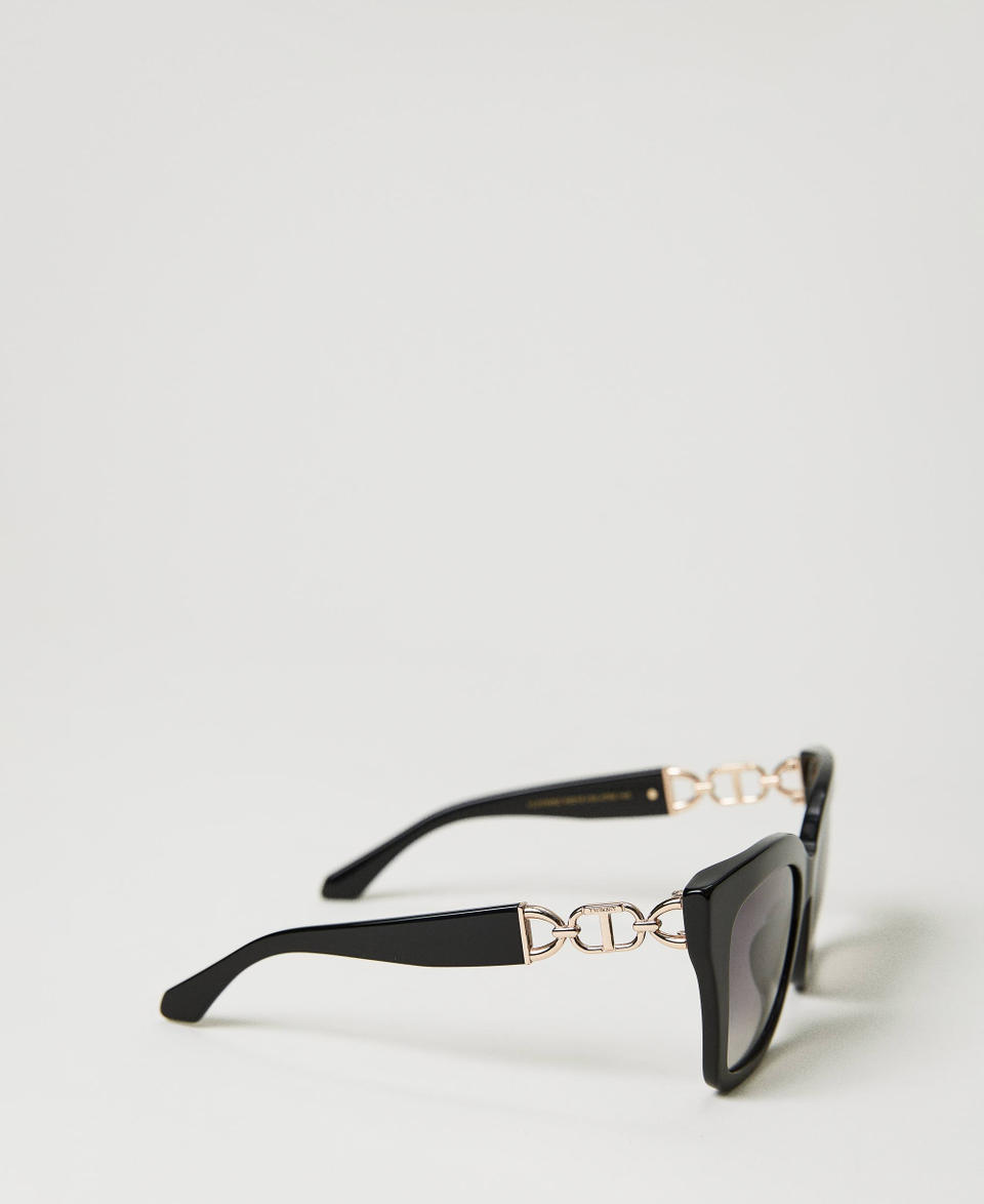 Twin Set Occhiali da sole cat-eye con morsetto Shopping online