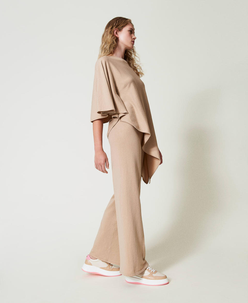Twin Set Pantaloni a palazzo in maglia Offerta San Valentino
