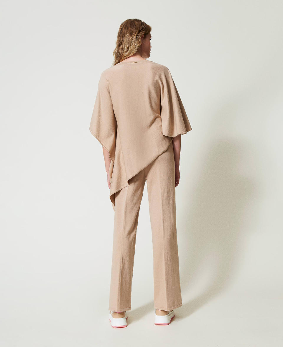 Twin Set Pantaloni a palazzo in maglia Offerta San Valentino