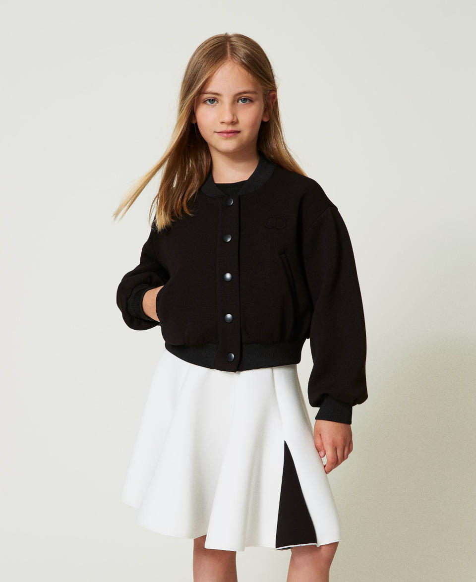 Twin Set Bomber in tessuto scuba Online Outlet