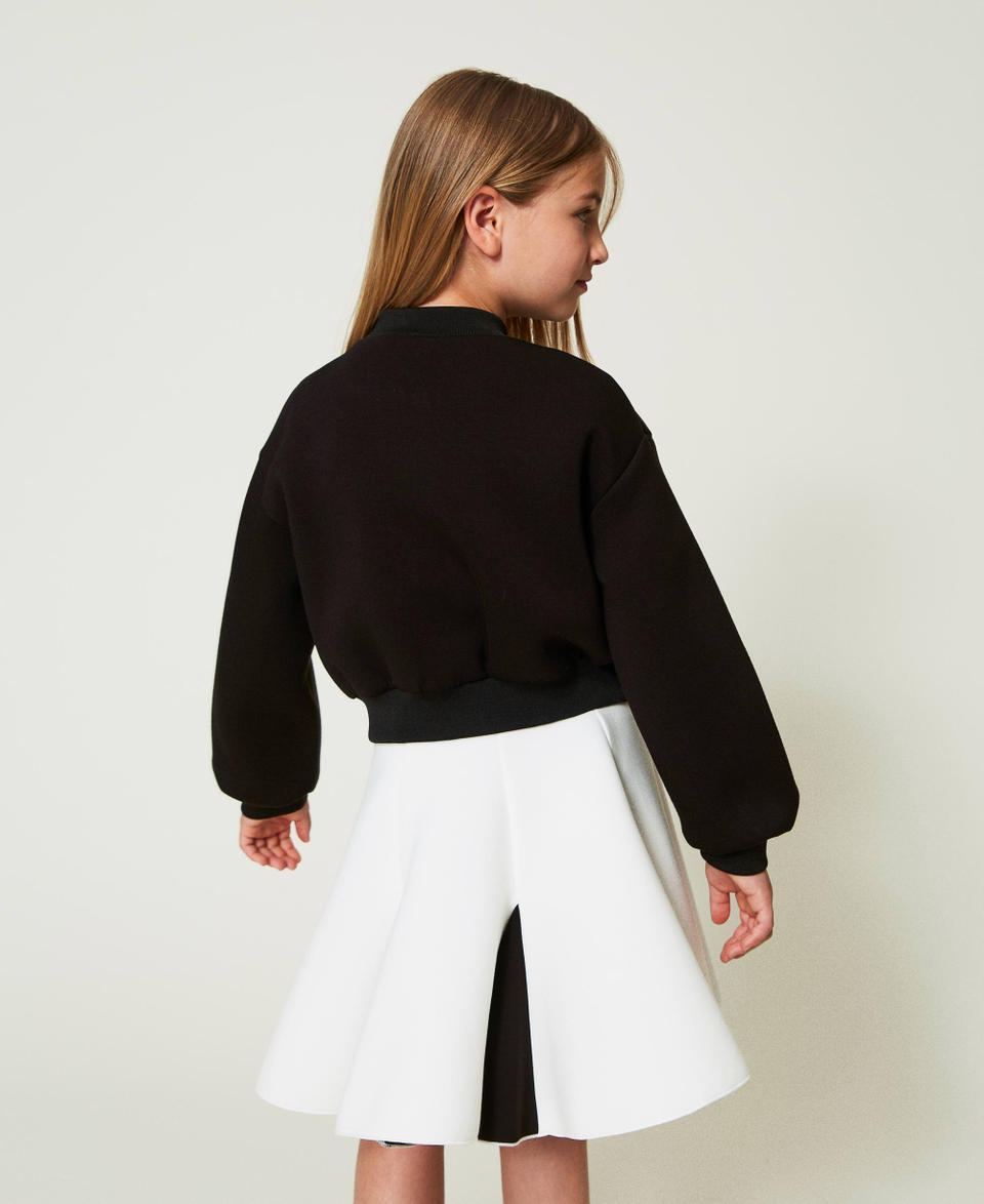 Twin Set Bomber in tessuto scuba Online Outlet
