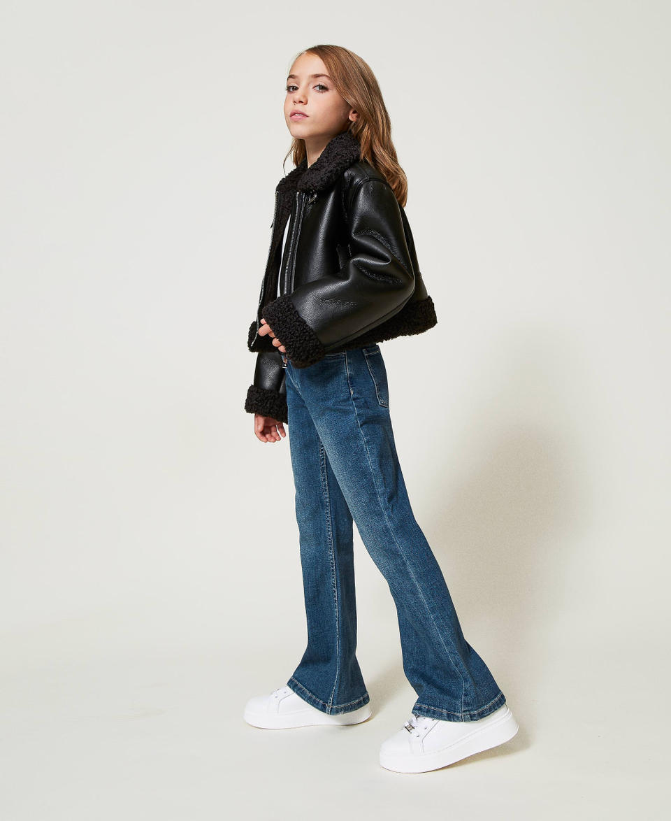 Twin Set Jeans bell bottom cinque tasche Enormi risparmi
