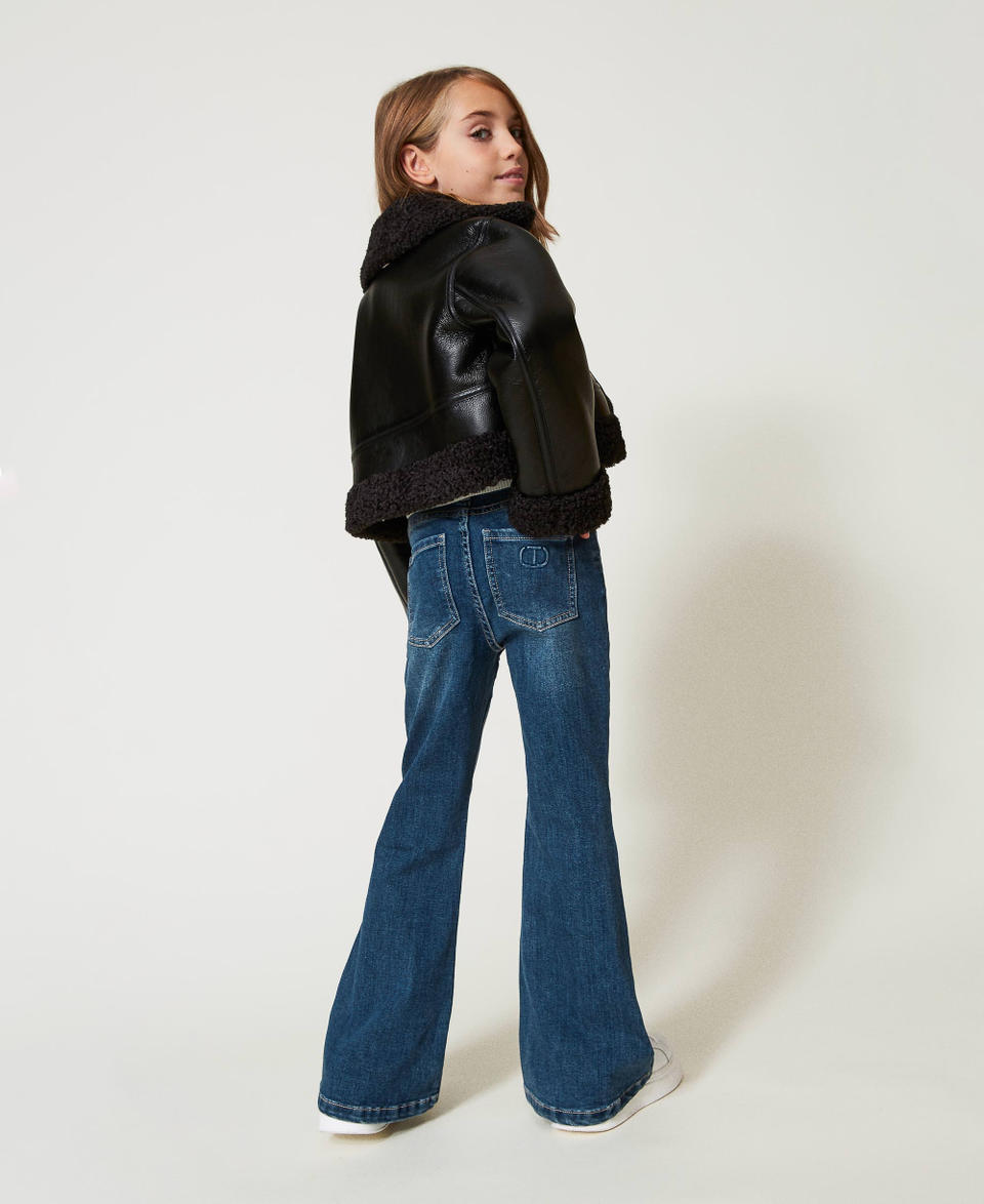Twin Set Jeans bell bottom cinque tasche Enormi risparmi
