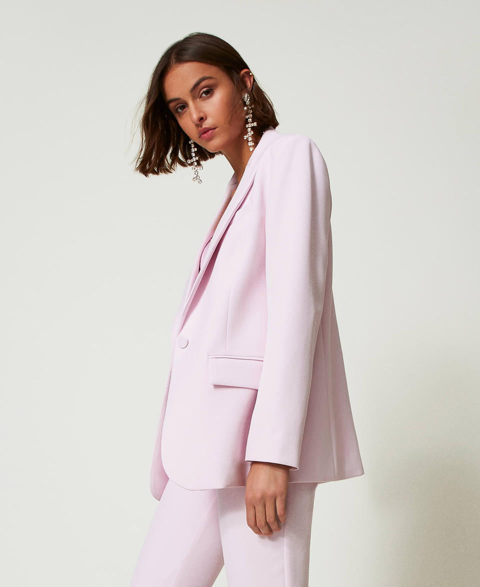 Twin Set Giacca blazer in crêpe cady Latest stili