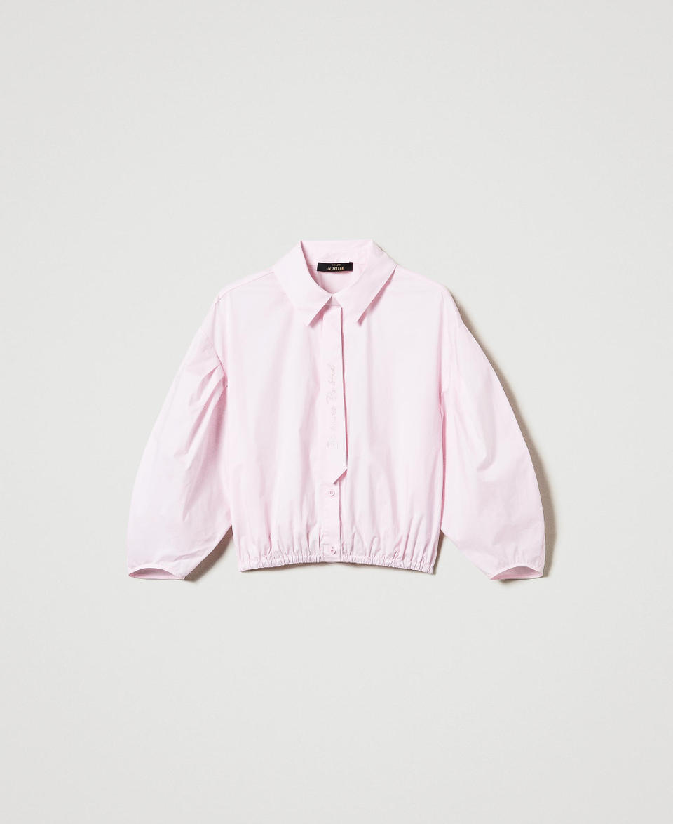 Twin Set Camicia boxy con cravattino Ultimo giorno