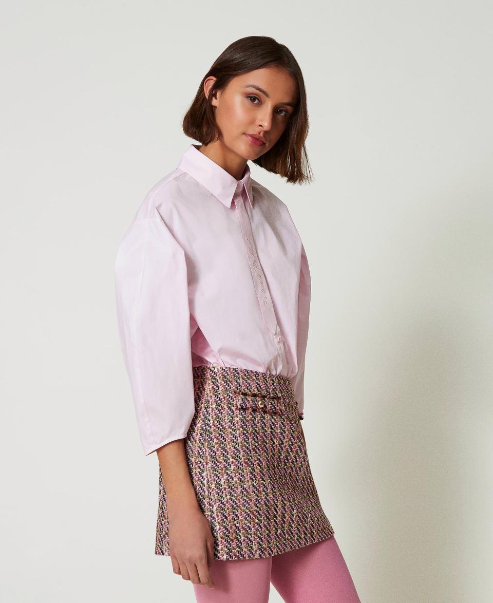 Twin Set Camicia boxy con cravattino Ultimo giorno