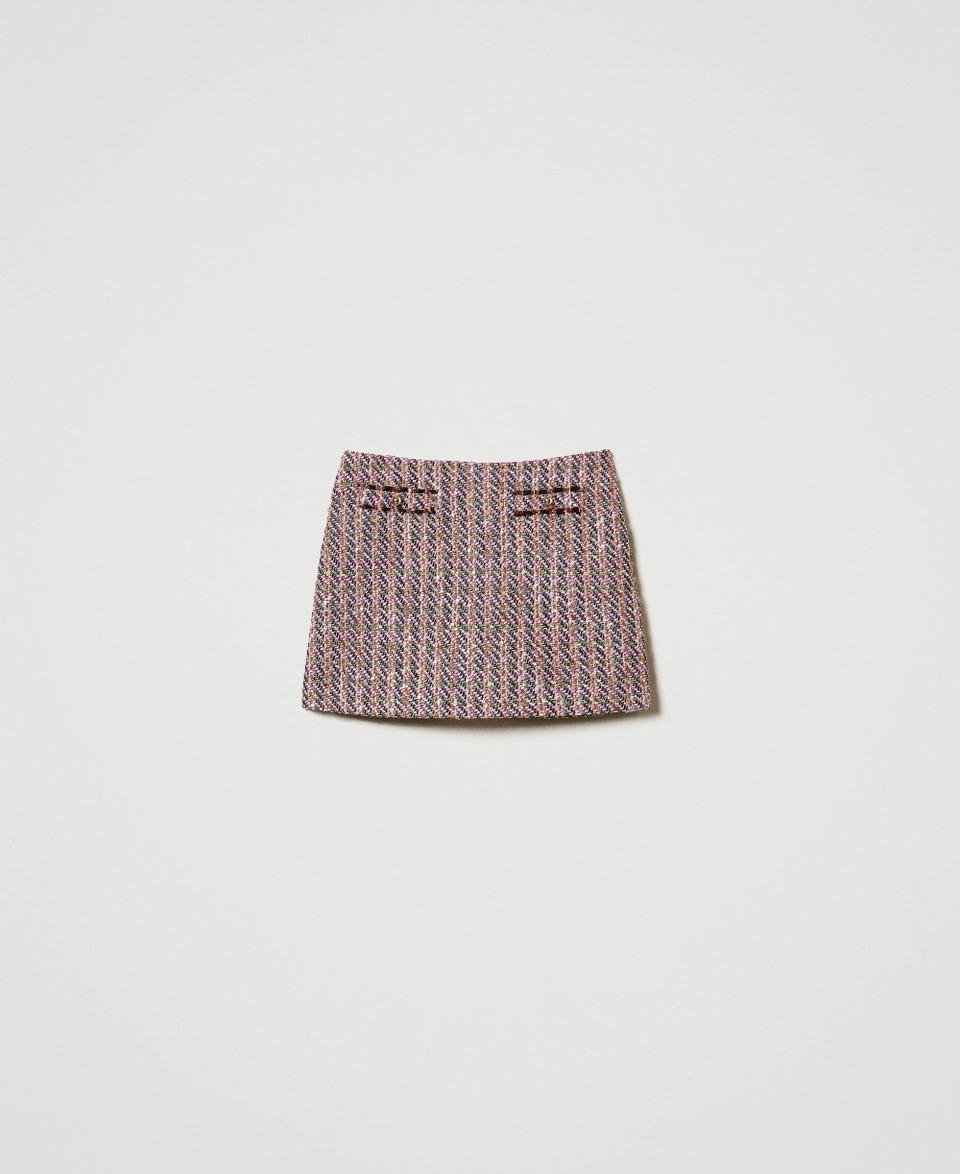 Twin Set Minigonna in bouclé e lurex Fino al 55% di sconto