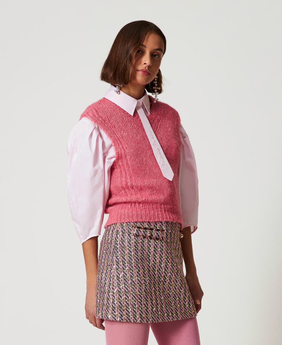 Twin Set Minigonna in bouclé e lurex Fino al 55% di sconto