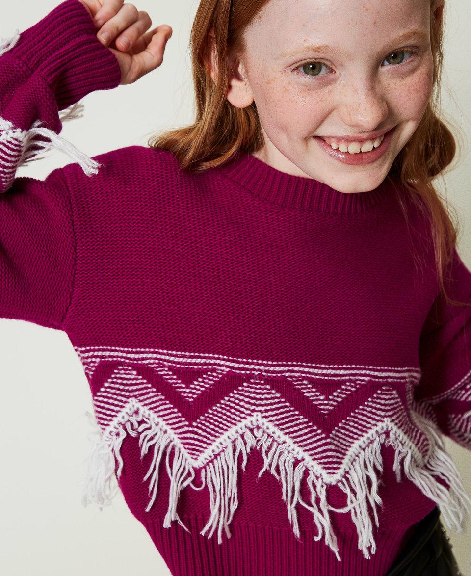 Twin Set Maglia in misto lana con frange Limitato a 3 giorni