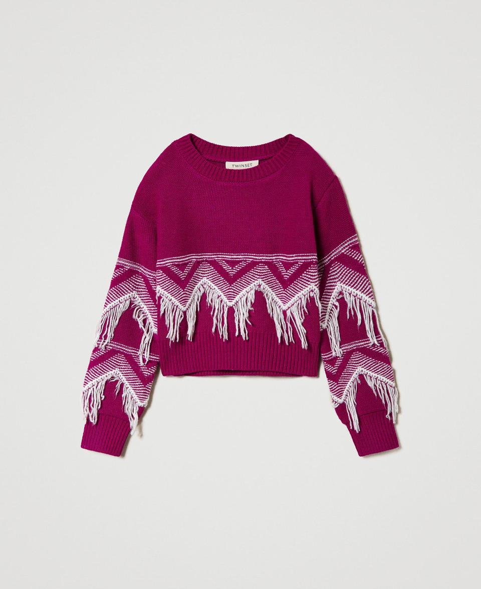 Twin Set Maglia in misto lana con frange Limitato a 3 giorni