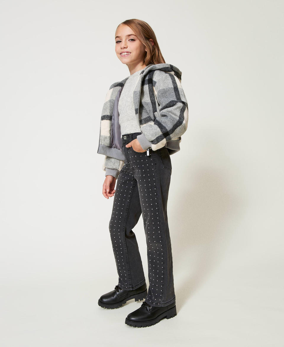 Twin Set Jeans cinque tasche con borchie Qualità