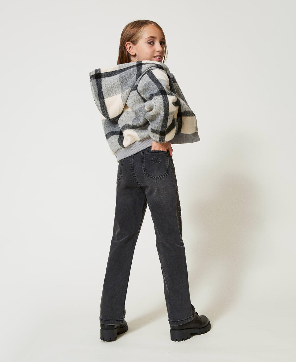 Twin Set Jeans cinque tasche con borchie Qualità