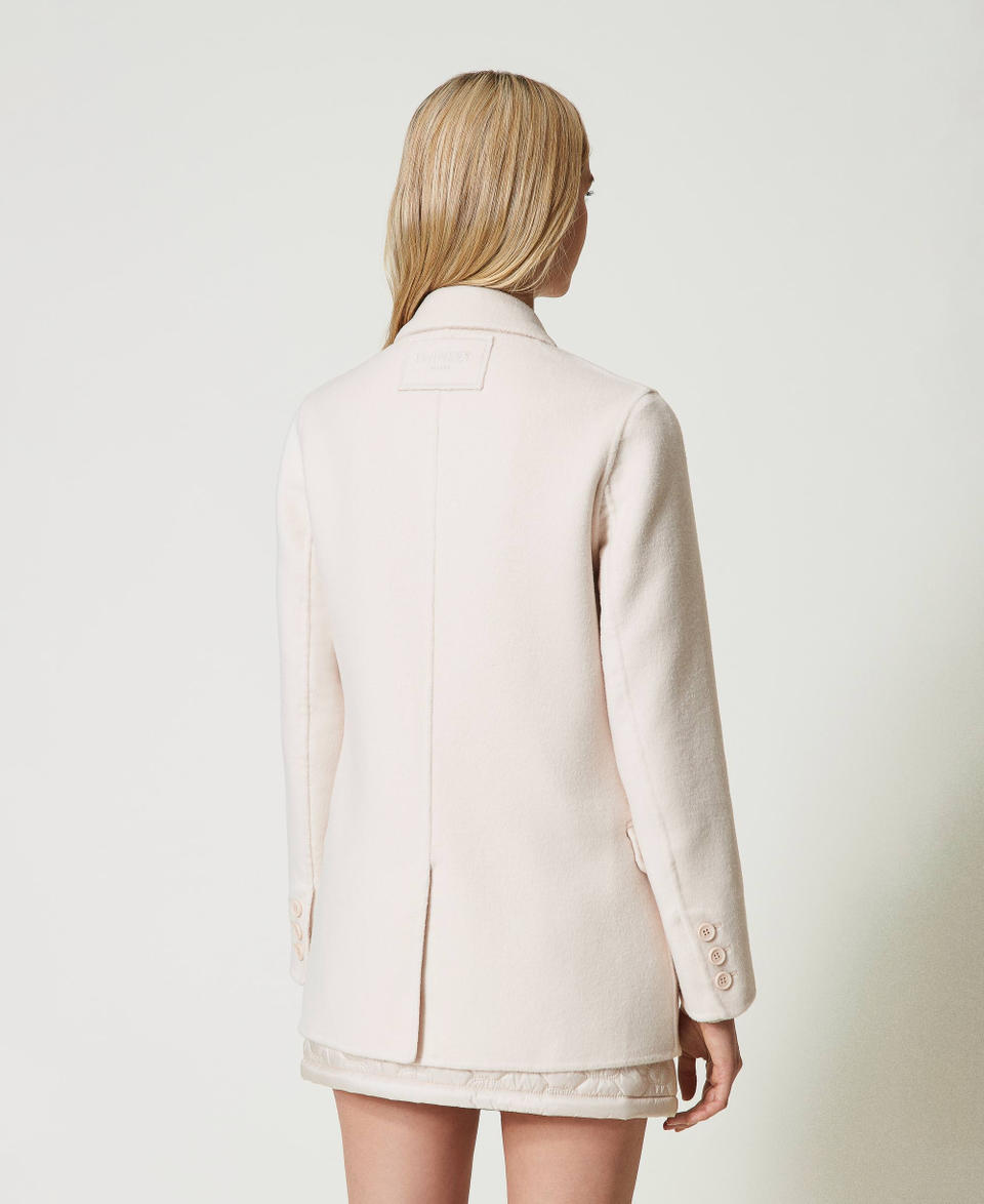 Twin Set Giacca doppiopetto in panno double misto lana Shopping Online
