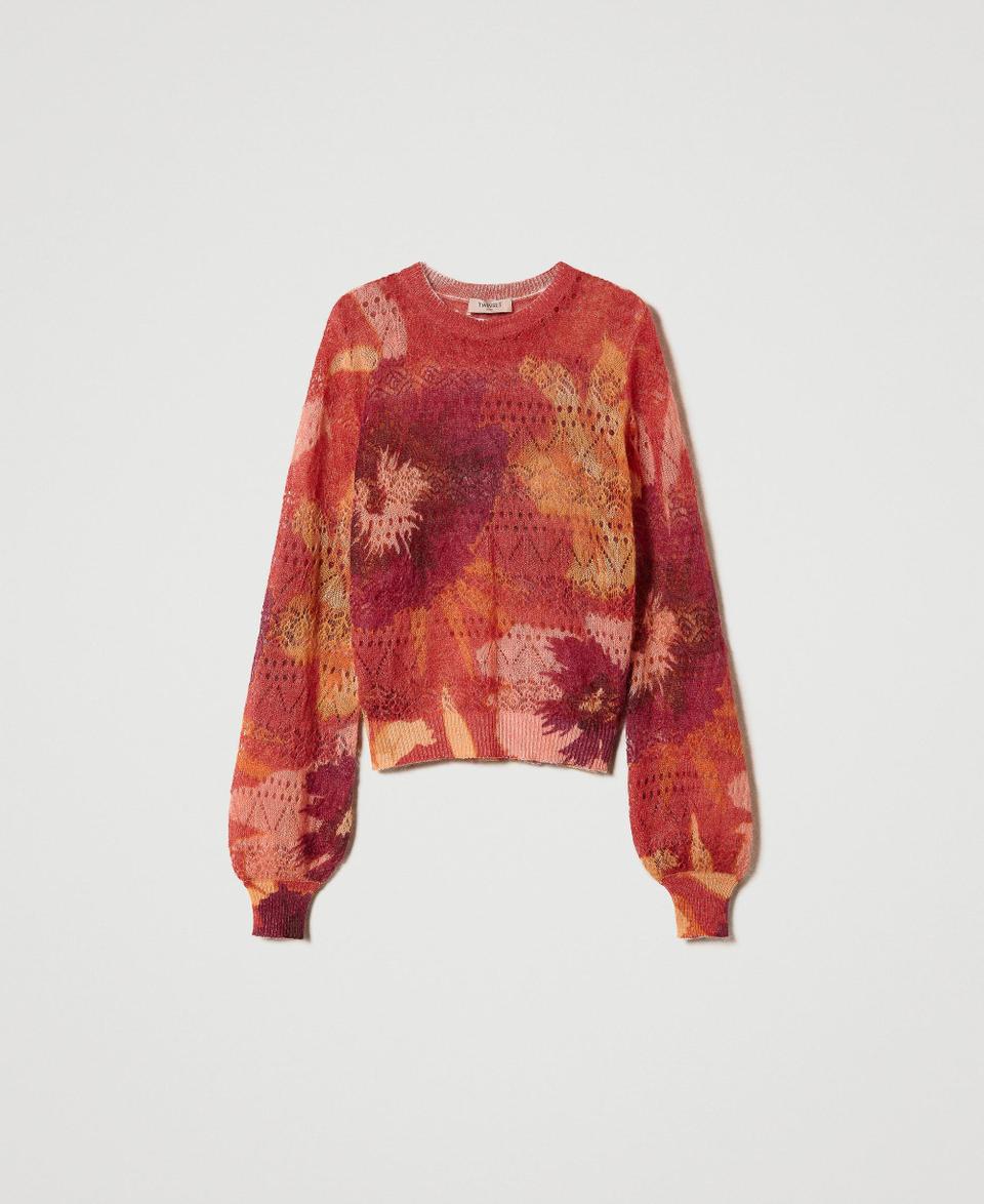 Twin Set Maglia in misto lana e mohair Sottocosto