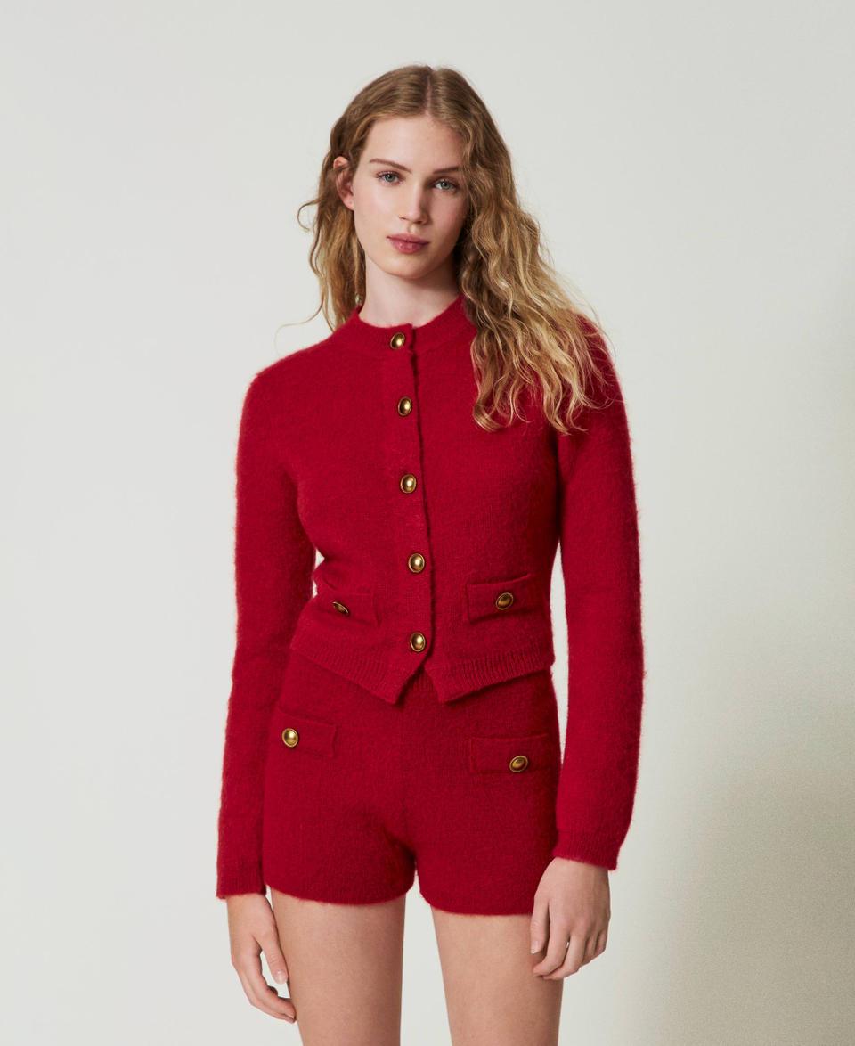 Twin Set Cardigan 'Anne' in misto mohair Sconto di tempo limitato