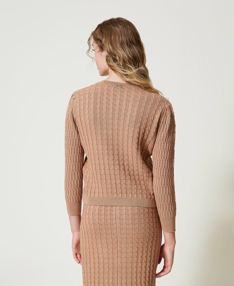 Twin Set Maglia con lavorazione mix di punti Offerta San Valentino