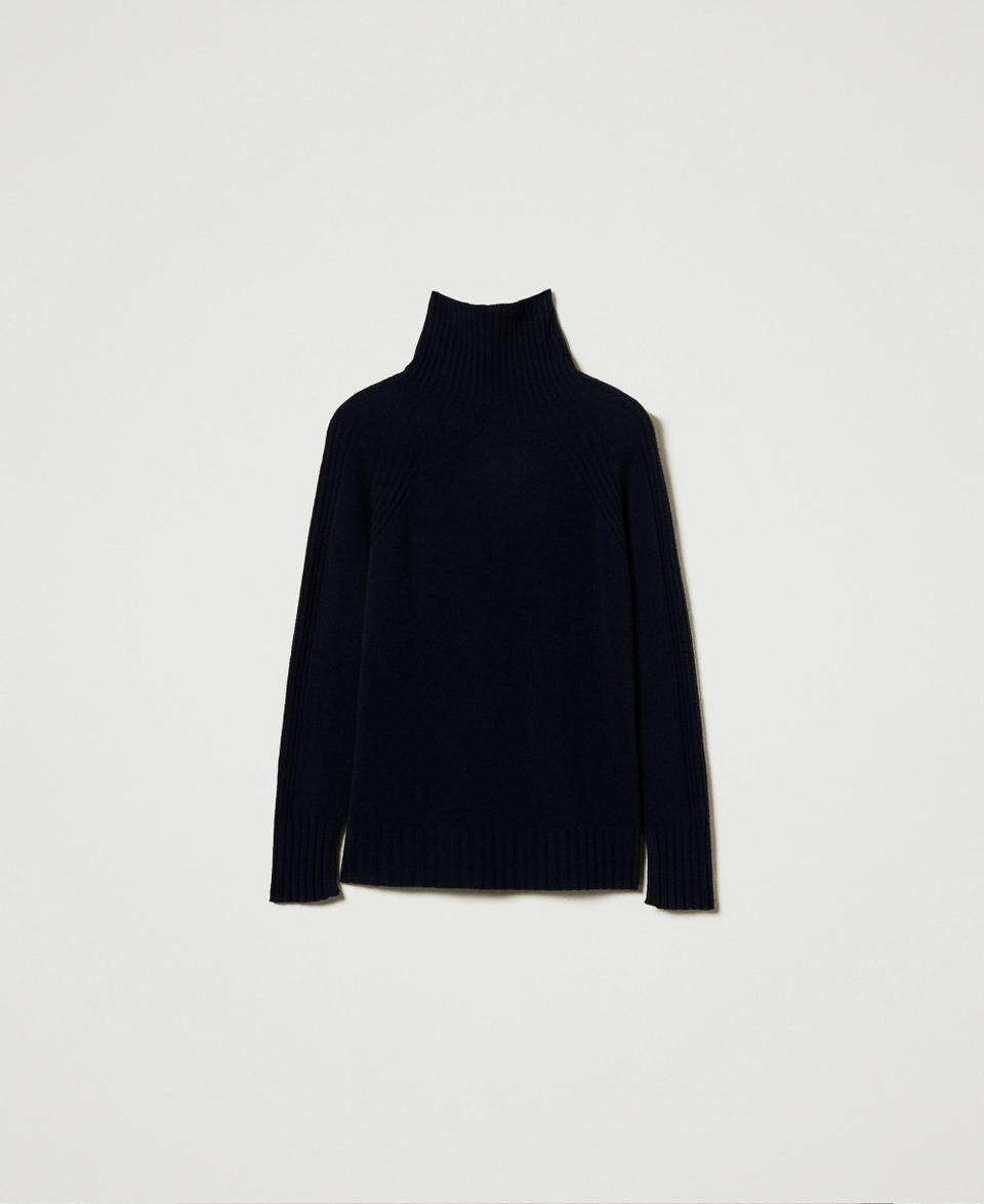 Twin Set Maglia dolcevita in lana e cashmere Grandi sconti