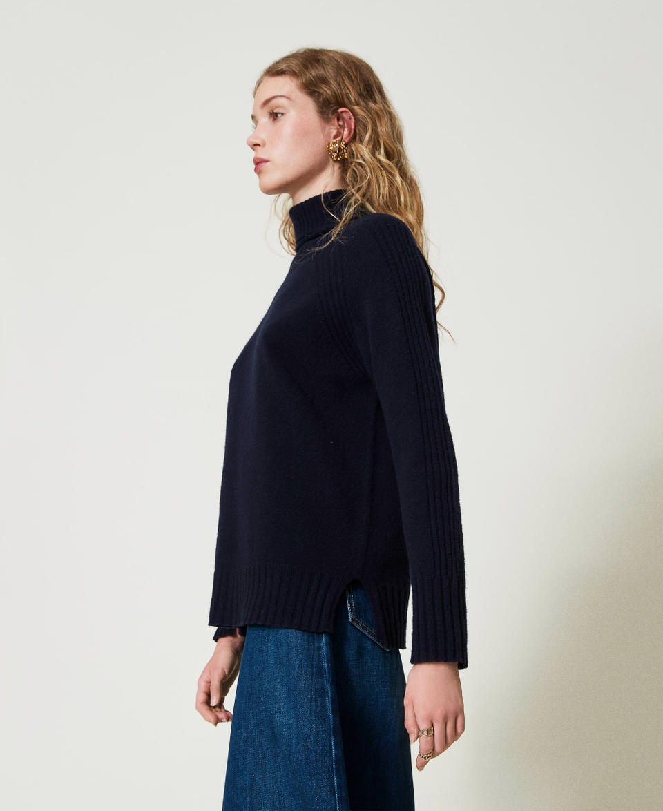 Twin Set Maglia dolcevita in lana e cashmere Grandi sconti