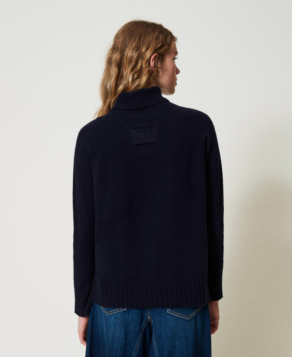 Twin Set Maglia dolcevita in lana e cashmere Grandi sconti