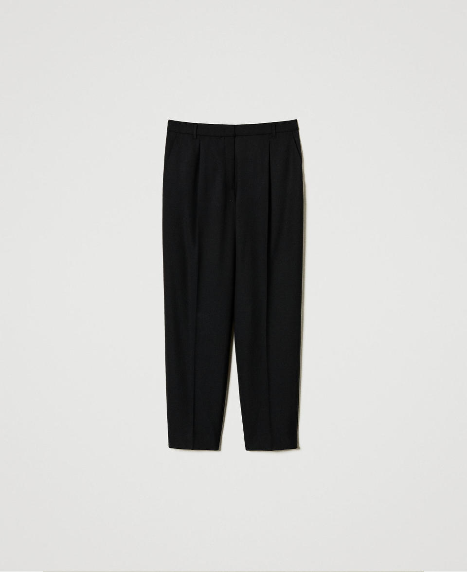 Twin Set Pantaloni in serge misto lana Comprane uno, ottenene uno gratis