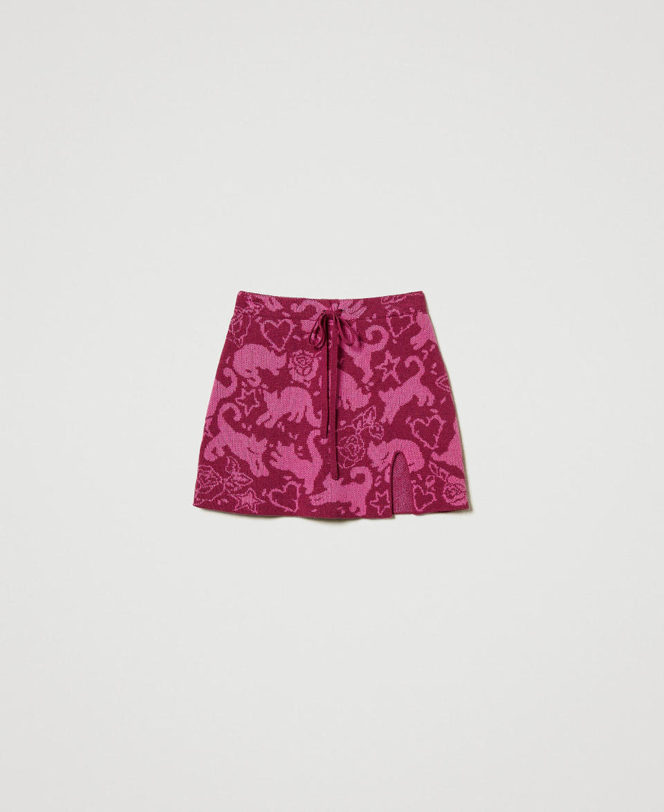Twin Set Minigonna jacquard in filato Treeblend Super Saving Price