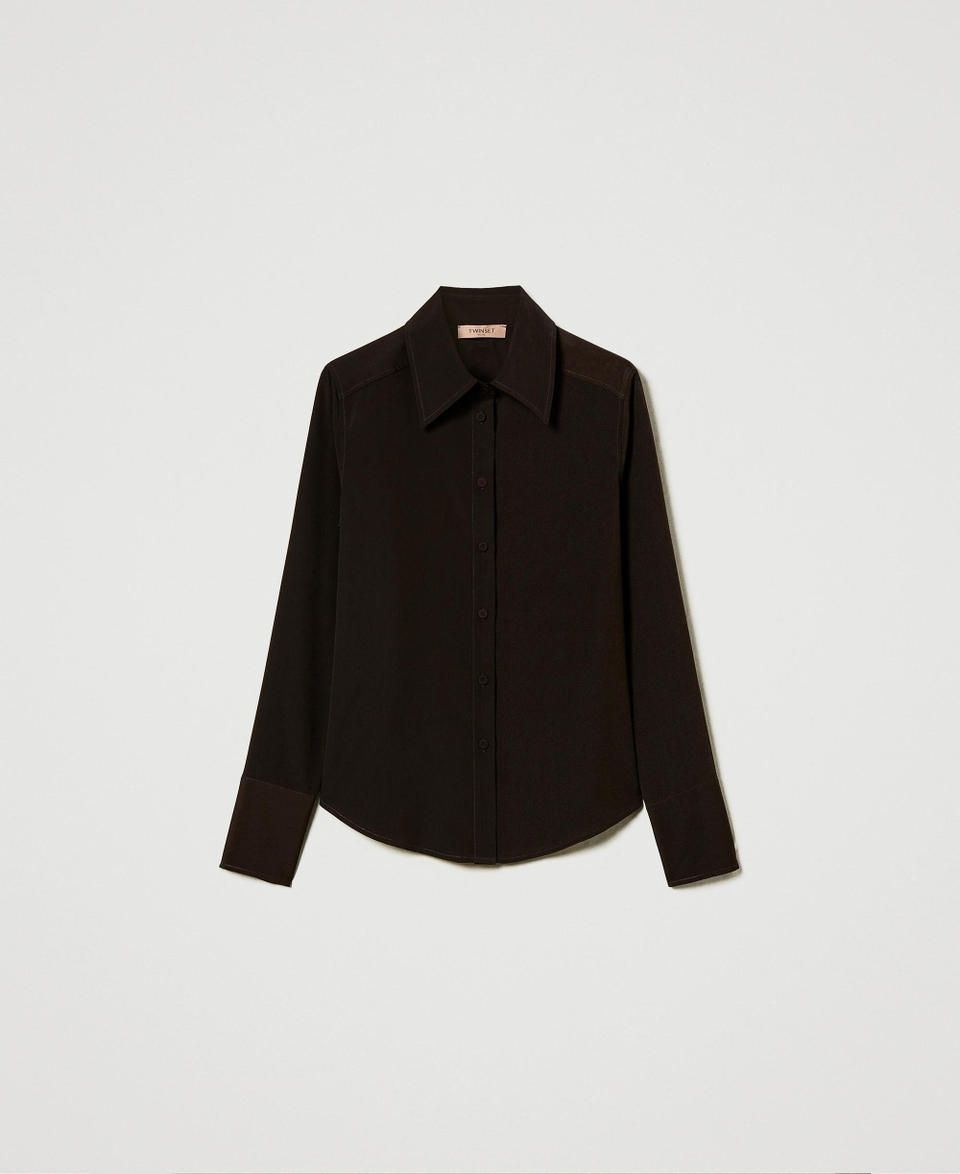 Twin Set Camicia in crêpe de Chine ACQUISTA ORA